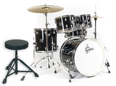 Gretsch Drumset Energy Black incl drum kruk