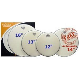 Remo PP-0112-BA Ambassador Pack 12/13/16 + 14S