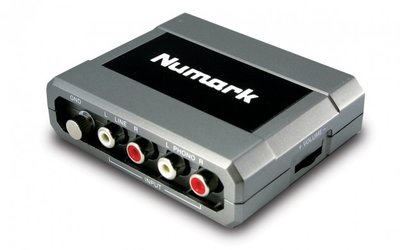 stereo io numark analog-to digital dj interface 