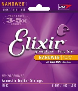 Elixir 11052 Nanoweb Light 012-053