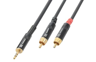 CX85-3 KABEL 3.5 STEREO - 2XRCA MALE 3.0M