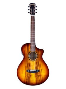 Breedlove Pursuit Exotic S - Solid Myrtlewood Concertina,electro-acoustic cutaway - Tiger's Eye