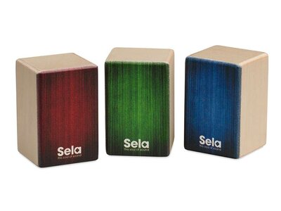 SEL108 Sela mini cajon shaker set 