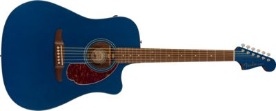 Fender  Redondo Player, Walnut Fingerboard, Tortoiseshell Pickguard, Lake Placid Blue