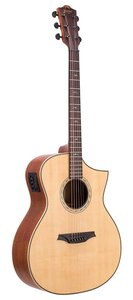 BAT4CE Bromo Tahoma Series Hillside auditorium guitar with solid spruce top