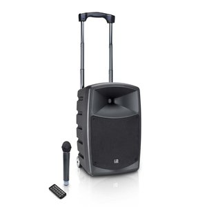 LD Systems Roadbuddy 10 - Battery Powered Bluetooth Speaker with Mixer and Wireless Microphone