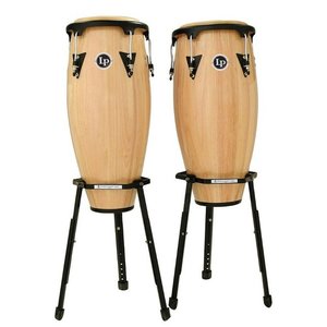 Latin Percussion LPA646B-AW LP Aspire Wood Congas 10+11 + stand