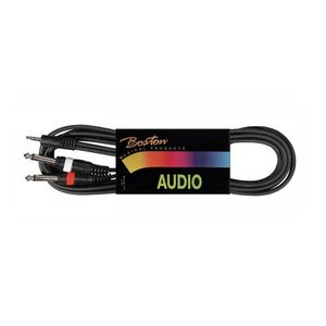 BSG-170-6  Boston audio cable 2x jack mono - mini-jack stereo, 6.00 meter