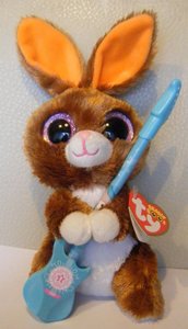 Rabbit 15cm Ty Beanie Boos + Music pen.(Blue)