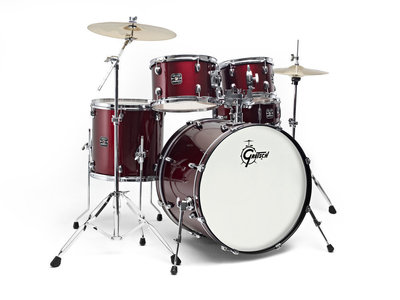 Gretsch wine rood drumset compleet