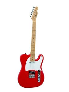 DIMAVERY TL-201 E-Guitar, red