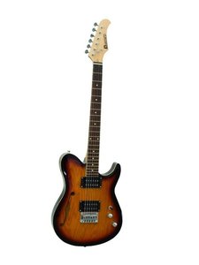 DIMAVERY JG-502 E-Guitar brown sunburst