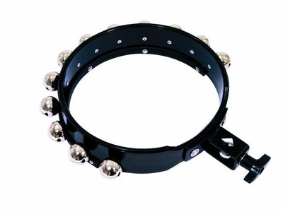 DIMAVERY Tambourine, bells+mounting