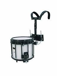 DIMAVERY PMS-350 Marching-Snare, white
