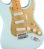Fender Squire 40th Anniversary Stratocaster®, Vintage Edition, Maple Fingerboard, Gold Anodized Pickguard, Satin Sonic Blue_