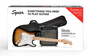 fender Squier Sonic™ Stratocaster® Pack, Maple Fingerboard, 2-Color Sunburst, Gig Bag, 10G - 230V EU_