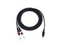 OMNITRONIC Adaptercable 3.5 Jack/ 2xJack 3m bk_