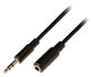 valueline Stereo Audio Verlengkabel 3.5 mm Male - 3.5 mm Female 5.00 m Zwart_