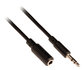 valueline Stereo Audio Verlengkabel 3.5 mm Male - 3.5 mm Female 5.00 m Zwart_